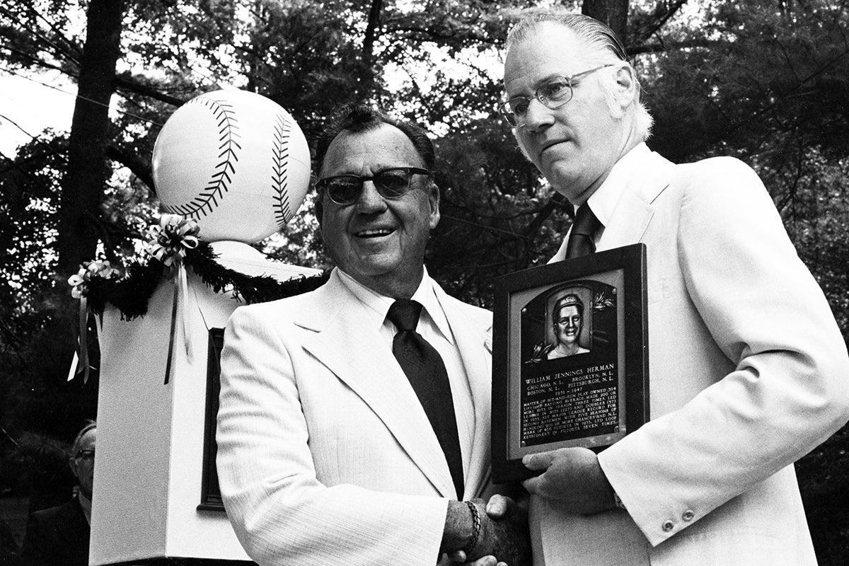 Billy Herman and Bowie Kuhn